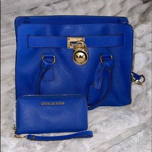 Michael Kors Hamilton tote & matching wallet